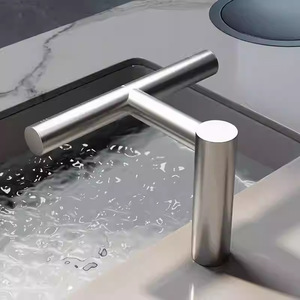 Grifo de Aire 2 en 1 <span class=keywords><strong>Gibo</strong></span> con Secador de Manos Integrado, Acero Inoxidable, Sensor Automático de Flujo de Aire, Filtro HEPA, para Baño - Product Image 1