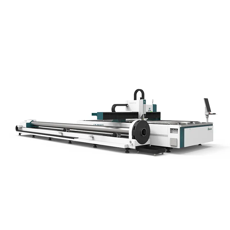 LXSHOW CT series Multifunction High speed CNC Fiber Laser Cutting Machine for steel sheet and tube