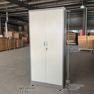 Archivador <span class=keywords><strong>de</strong></span> Acero Resistente con Cerradura y Estantes Ajustables, Archivador <span class=keywords><strong>de</strong></span> Oficina Premium para Uso en el Lugar <span class=keywords><strong>de</strong></span> Trabajo - Product Image 2