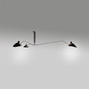 Bar phòng ăn nhà bếp nhà 3 cánh tay/6 cánh tay đèn chùm ánh sáng mặt dây chuyền màu đen kim loại bóng râm hiện đại Bắc Âu mặt dây đèn - Product Image 3