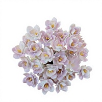 Décoration de bureau en céramique de Jingdezhen, faite à la main, avec fleurs éternelles sous glaçure, motif gardénia multicolore, pour la prospérité et la simplicité