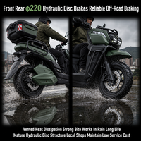 Electric Motorcycle 1000W 1500W 72V 60km/h Dual Hydraulic Disc Brake OEM ODM Factory 120-70-12 Wide Tire CE Sport Racing Adults