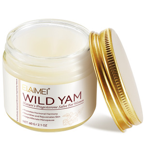 Wild Yam Cream 60g Crème hydratante pour le corps au camélia et au thé vert Doux et non irritant Nourrissant raffermissant la peau - Product Image 1