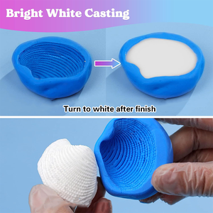 Customizable Fast Cure 1A:1B Polyurethane <strong>Resin</strong> White Liquid Casting <strong>Resin</strong> For Prototype Models Decorative Jewelry Casting - Product Image 5