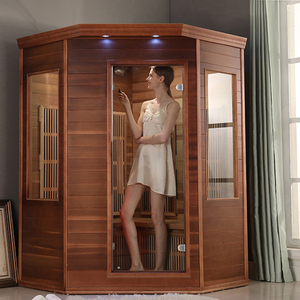 Sala de Sauna para el hogar, calentador de carbono con capacidad para 3 personas, sala de Sauna infrarroja con Panel de calefacción - Product Image 4