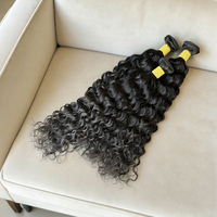 Lots de Cheveux Naturels Ondulés Profonds de Haute Qualité, Cheveux Humains Vierges Vietnamiens, 8-36 Pouces, Double Trame, Fournisseurs, Expédition Rapide