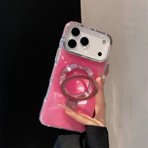 Funda de TPU de Gelatina Colorida con Borde Redondo para Apple 16 17Promax, Funda para Teléfono Móvil iPhone 15 a Prueba de Caídas, Protección para 14 13, Soporte Magnético - Product Image 3