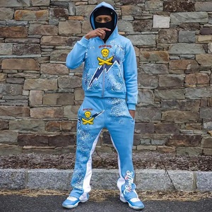 Survêtements pour homme de haute qualité sur mesure en gros, logo personnalisé OEM, survêtement, 100% coton respirant - Product Image 6