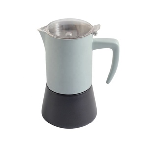 Easy to Operate & Quick Cleanup Pot Stainless Steel Italian Coffee <b>Maker</b> Classic Stovetop Espresso <b>Maker</b> - Product Image 1