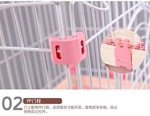 Yeni tasarım kapalı köpek evi kafes küçük cins evcil hayvan kulubesi kilit ve haddeleme tabanı ile - Product Image 2