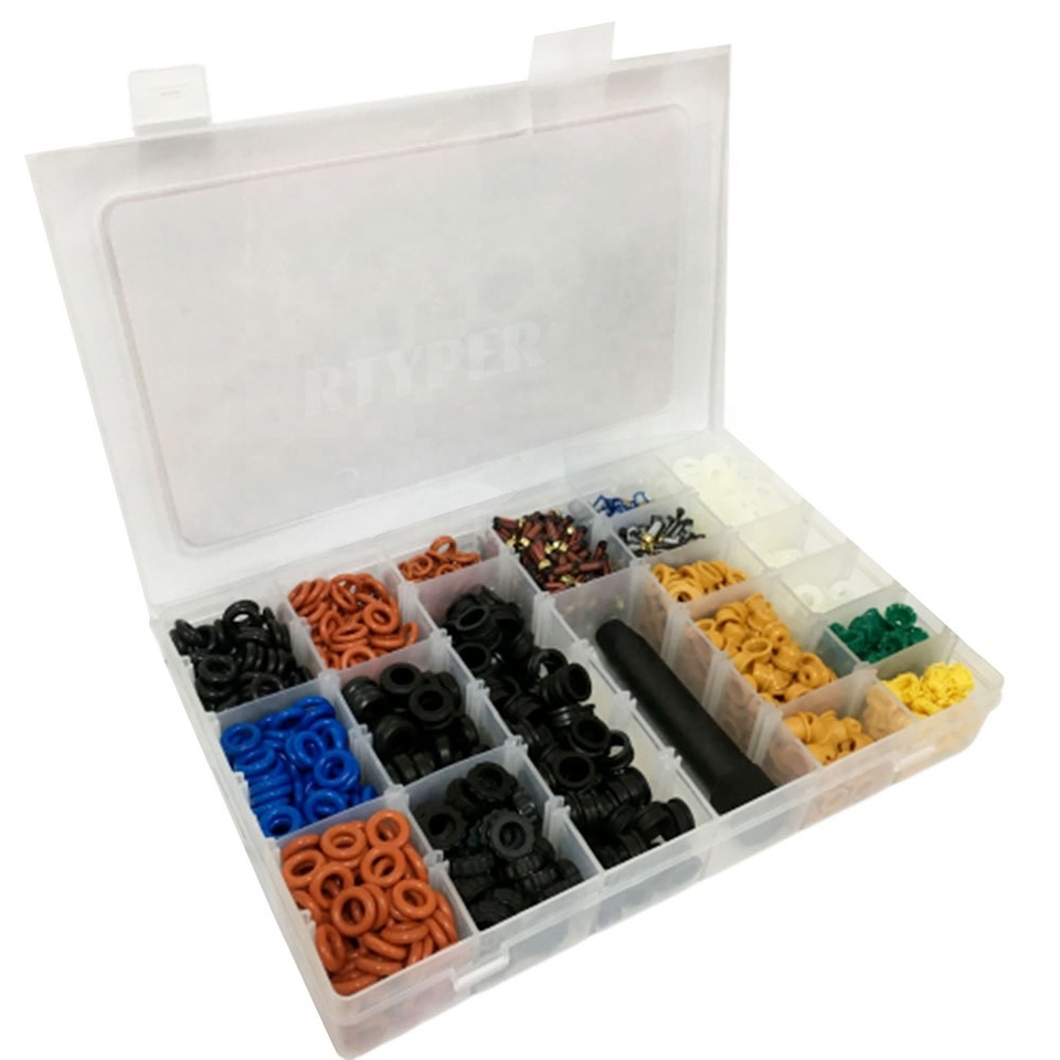 High Quality RT10002 Universal Fuel Injector Repair Kit For Ford Rubber Seal O-ring