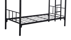 Cama litera de metal para estudiantes y adultos, ideal para dormitorios escolares, apartamentos y residencias. - Product Image 4