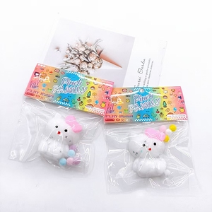 2025 TPR all'ingrosso di tendenza TPR lucido gattino pizzicato giocattoli da spremere morbido Kawaii Antistress Fidget Taba <span class=keywords><strong>Squishy</strong></span> animale per bambini - Product Image 5