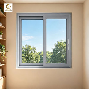 Prix source 	 Fenêtres en aluminium NFRC AS2047, fenêtres de sécurité pour cloisons de showroom, fenêtres coulissantes en aluminium, verre Low-E - Product Image 1