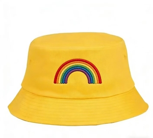 หมวกบักเก็ตปักโลโก้ตามสั่ง ปรับขนาดได้ พร้อมตัวเลือกการพิมพ์หลายแบบ สำหรับป้องกันแสงแดดกลางแจ้งและตกปลา - Product Image 1