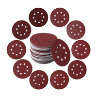 Disques en fibre de P40-P120 de haute qualité 6 pouces 150MM papier abrasif à boucle de crochet pour disques abrasifs automobiles de qualité supérieure