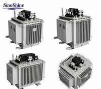 Transformateur de distribution triphasé 5000W immergé dans l'huile pour l'alimentation électrique industrielle
