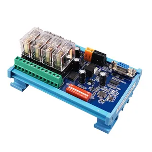 4-Channel RS485 Communication Relay Module RS485 Modbus RTU/232 DC24V Inputs and Outputs Module for Sensor