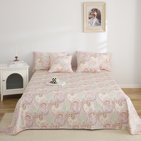 Drap de lit d'hôtel de luxe cinq étoiles chemin de lit de couleur unie avec oreillers ensemble de literie de linge de lit d'hôtel ensemble de couette