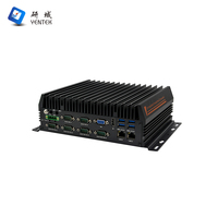 嵌入式计算机 6 RS232 485 COM 2 I210 LAN Intel 7300HQ 8300H DDR4 MSATA M.2 VGA 高清 4K WIFI 5G AI Edge 无风扇工业电脑