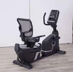 Bicicleta estática reclinada magnética para entrenamiento, modelo 2026, con sensor de pulso y base amortiguadora, para uso doméstico y comercial en gimnasios. - Product Image 3