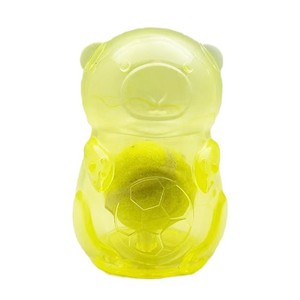 Durable Eco-Friendly Bear-Shaped Chew <strong>Toy</strong> for <strong>Dogs</strong> Indestructible Interactive <strong>Tennis</strong> <strong>Ball</strong> Teeth Cleaning Boredom Busters - Product Image 1