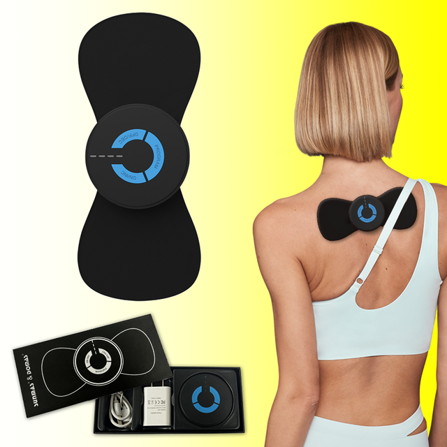 Wireless TENS Pad Machine for Pain Relief - Portable Muscle Stimulator for Neck, Shoulder & Back Pain - Long Battery Life