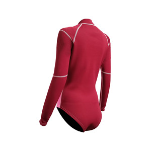 Mode femmes avant Zip Surf plongée combinaisons <span class=keywords><strong>combinaison</strong></span> haut dame printemps à manches longues maillot de bain Bikini femmes néoprène sexe <span class=keywords><strong>combinaison</strong></span> - Product Image 4