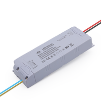Compatible avec les variateurs Lutron ETL Listed pour les bandes de LED Transformateur de LED 12V 24V DC Dimmable 100W Dimmable LED Driver