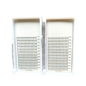 Pestañas postizas 3D, pestañas con etiqueta privada, bandeja de extensiones de pestañas con volumen, profesional, negro, personalizado - Product Image 4