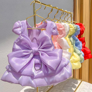 Vestido de Novia para Mascotas, <span class=keywords><strong>Abrigo</strong></span> Formal para Perros y Gatos, Talla XS, Color Sólido, Ropa de Verano para Mascotas - Product Image 3