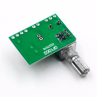 Module d'amplificateur numérique miniature PAM8403 5V, kit DIY, alimentation USB pour petits haut-parleurs