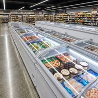 Peralatan Pendingin Es Krim dengan Pendinginan Udara & Pendinginan Langsung yang Dapat Disesuaikan untuk Supermarket Komersial