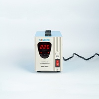 Stabilisateur de tension monophasé 15000VA, régulateur de tension AC, entrée 90-275V, sortie 220±10%, protection pour appareils électroniques, CE