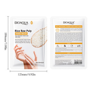 BIOAQUA Wholesale Natural Organic Rice Peeling Foot Mask for <strong>Moisturizing</strong> Whitening Exfoliating Repairing <strong>Gloves</strong> Foot Mask - Product Image 2