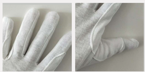 Bông cưỡi ngựa Găng tay với <span class=keywords><strong>PVC</strong></span> chấm cho nam giới và phụ nữ đàn hồi cổ tay chống trượt chống viêm khớp nhiệt trị liệu HMD thương hiệu - Product Image 6