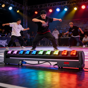 Projecteurs LED à tête mobile à prix avantageux, équipement <span class=keywords><strong>de</strong></span> scène, barre lumineuse <span class=keywords><strong>de</strong></span> disco DJ, éclairage <span class=keywords><strong>de</strong></span> scène mobile pour bar, mariage, KTV - Product Image 1