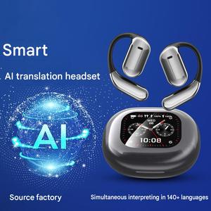 Ear-hook LCD Color Screen for Headset Open-Ear Sports Wireless <b>Smart</b> AI Translation Earphones Chipset Voice - Product Image 2