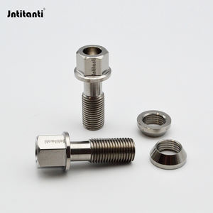 Jntitanti Boulon de roue oscillant PCD en alliage de titane haute Performance M12x1.5 28mm Siège conique flottant pour Land Cruiser Gr.5 - Product Image 2