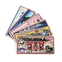 Plaque Métallique Personnalisée Culture Japonaise avec Logo, Illustration Ville de Nagasaki, Décoration Murale Artistique en Étain pour Bar Thème et Cadeau