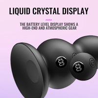 Masseur anal rotatif à 360°, puissant stimulateur du point G et de la prostate, rechargeable par USB, 100% étanche, écran LED, 10 vitesses