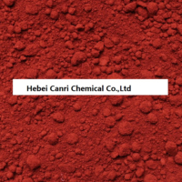 Oxyde de fer rouge 190 couleur brique ciment terrazzo béton peinture revêtement avec oxyde de fer pigment fer poudre rouge