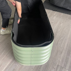 Boîte de plantation en métal en fonte écologique moderne panneau de blocage de racines en <span class=keywords><strong>géotextile</strong></span> pour balcon extérieur toit fleur légume - Product Image 6