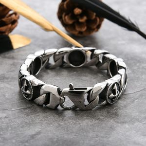 Bijoux fantaisie Bracelets Bracelet en acier inoxydable pour homme Bracelet en acier inoxydable croix viking - Product Image 2