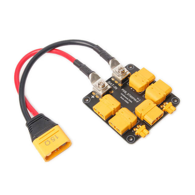 Holybro Power Distribution Board (PDB) 300A Top Entry or Side Entry Pre-soldered with XT90 & XT30 Plug for RC Model Parts