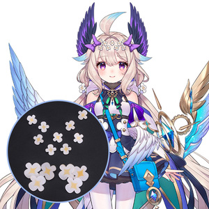 Enna <span class=keywords><strong>Alouette</strong></span>, la Vtuber Virtual de Rainbow Society, es conocida por su horquilla con pequeña flor para cosplay y accesorio para el cabello. - Product Image 1