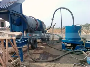 High Efficient Gold Recovery Machine Full Set Alluvial Gold Wash Plant