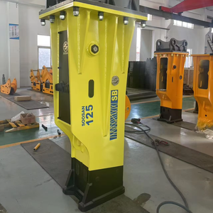 SOOSAN SB125 disjoncteur hydraulique de type boîte accessoires d'excavatrice à grande échelle garantie 1 an avec ciseau de rechange gratuit inclus - Product Image 1