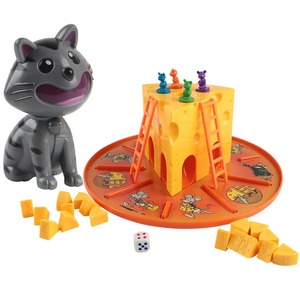 Juego de Mesa Interactivo Clásico y Divertido BGL para Niños, Juego de Mesa de Batalla de Queso entre Gato y Ratón para Niños - Product Image 3