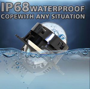 Lente Proiettore <span class=keywords><strong>Bi</strong></span>-LED K03 da 3 Pollici ad Alta Potenza, Nuovo Modello 80W, 6000K - Product Image 4